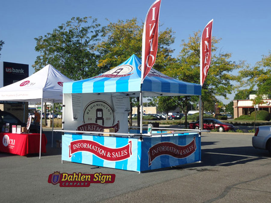 Heritage Days Information & Sales Booth designed by Dahlen Sign Company