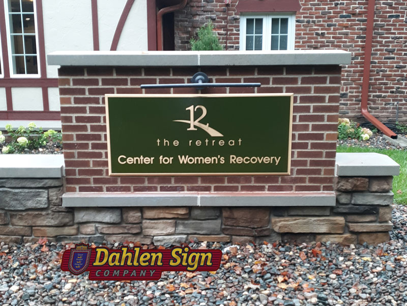Center for Women's Recovery sign made by Dahlen Sign Company