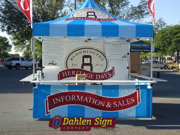 Information & Sales booth designs by Dahlen Sign Company