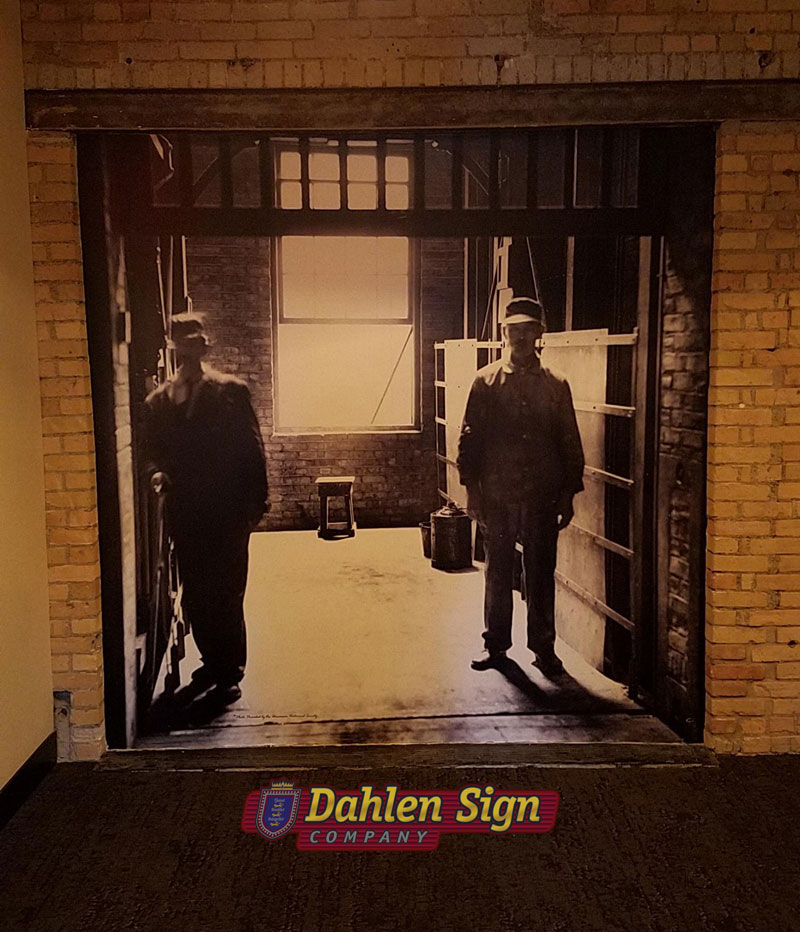 More custom wall graphics made by Dahlen Sign Company